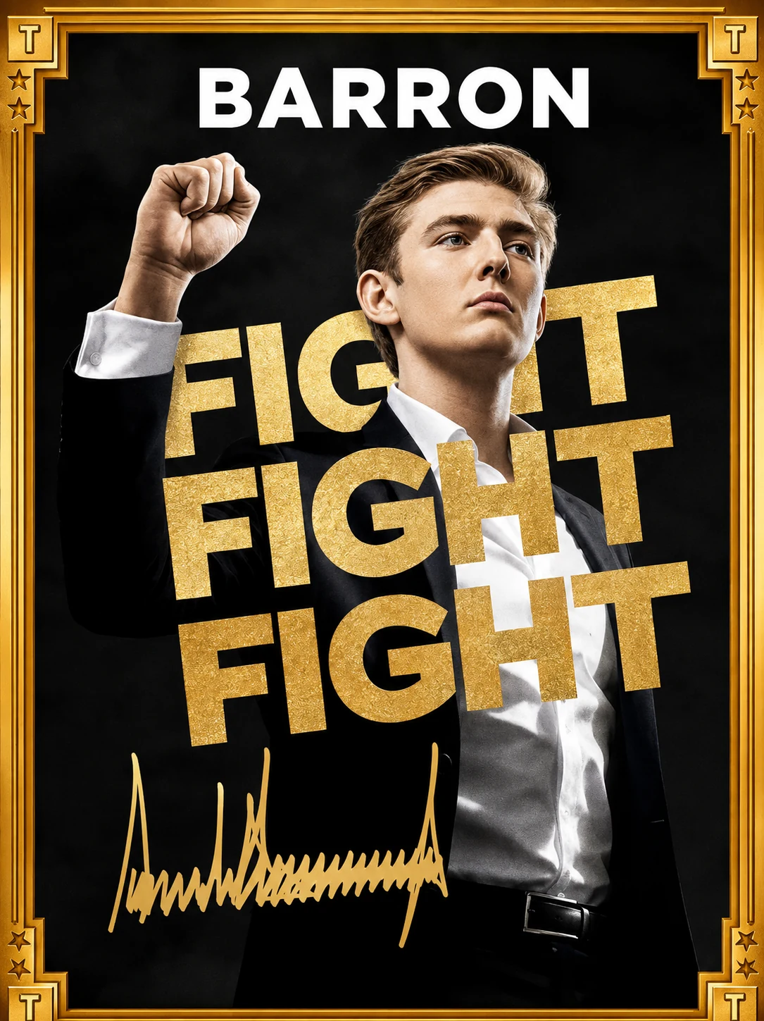 $BARRONTRUMP collectible card